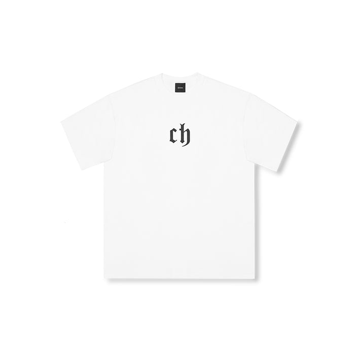 T-shirt Men's Washed And Worn Cotton Tide Brand Loose Wild Drop Shoulder Black Boys Half-sleeved