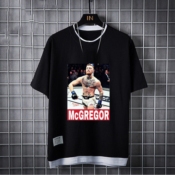 Round Neck Youth Summer Short Sleeve T-Shirt Half Sleeve