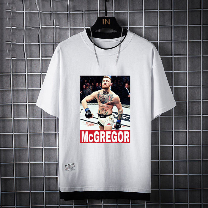 Round Neck Youth Summer Short Sleeve T-Shirt Half Sleeve