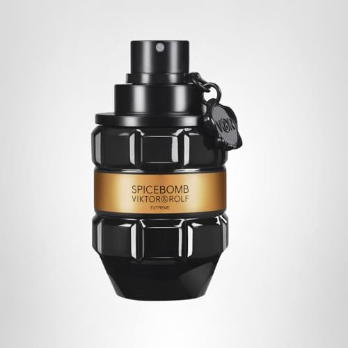 Viktor&Rolf - Spicebomb Extreme Eau de Parfum - Woody & Spicy - Cologne for Men - With Notes of Amber & Vanilla - 3 Fl Oz