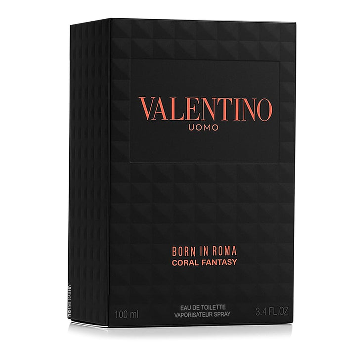 Uomo Born In Roma Coral Fantasy by Valentino for Men - 3.4 oz EDT Spray