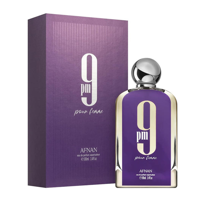 Afnan 9 PM Elixir Unisex Extrait de Parfum, 3.4 Fl. Oz