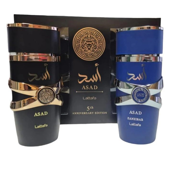 Lattafa Perfumes Asad for Unisex Eau de Parfum Spray, 3.4 Ounce