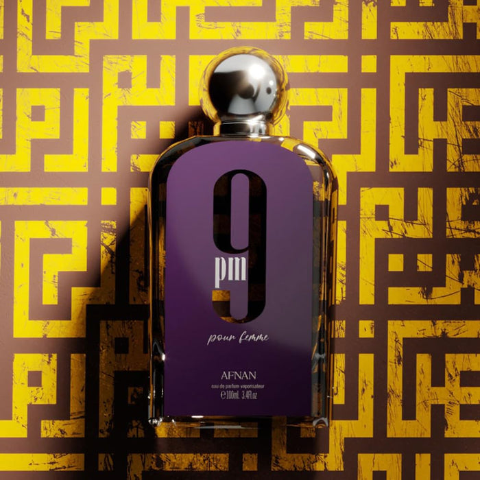 Afnan 9 PM Elixir Unisex Extrait de Parfum, 3.4 Fl. Oz