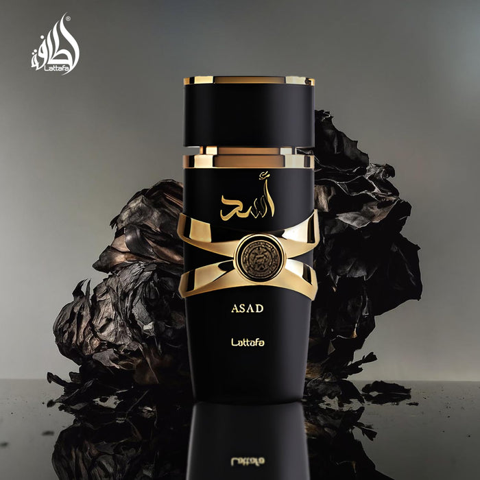 Lattafa Perfumes Asad for Unisex Eau de Parfum Spray, 3.4 Ounce