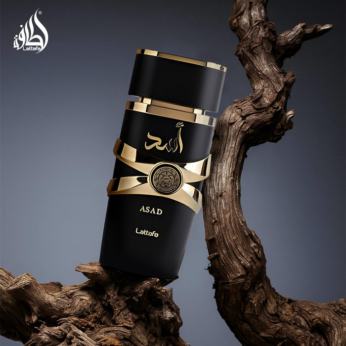 Lattafa Perfumes Asad for Unisex Eau de Parfum Spray, 3.4 Ounce