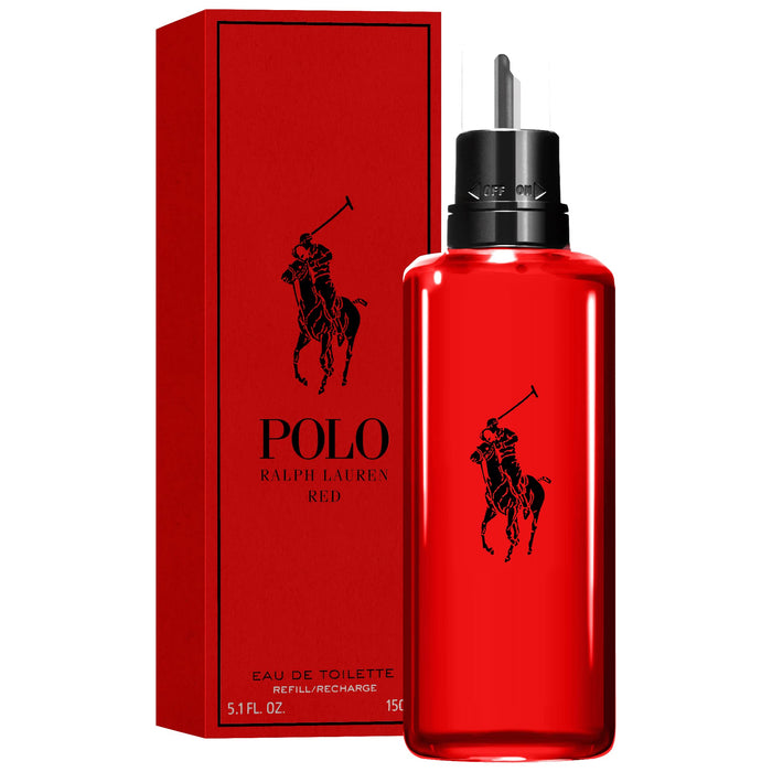 Ralph Lauren Fragrances Polo Red - Eau de Toilette - Men's Cologne - Woody & Spicy - With Grapefruit, Saffron, and Redwood - Medium Intensity - 4.2 Fl Oz