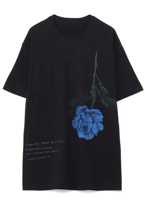 Tricolor Rose Classic Quotes T-Shirt Short Sleeve
