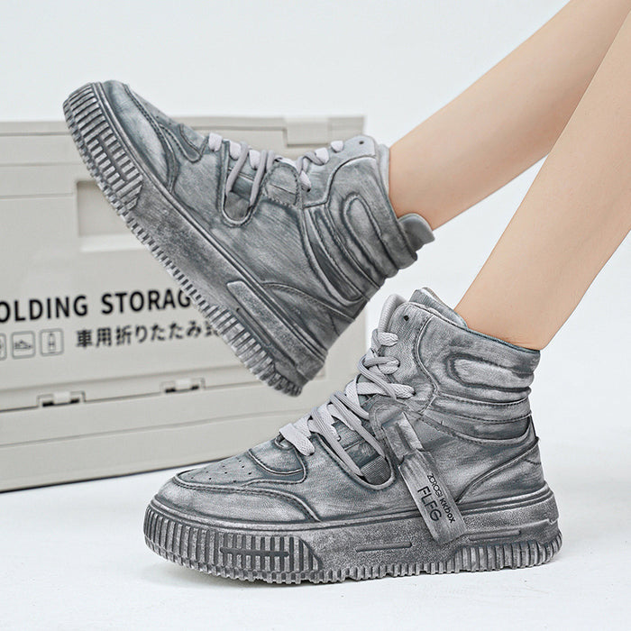 Fashion High-top Unisex Thick-soled Platform Sneakers