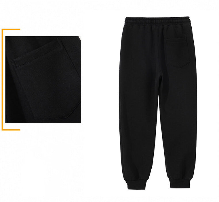 Fleece Men's Sweatpants Fashion Plus Size Sports