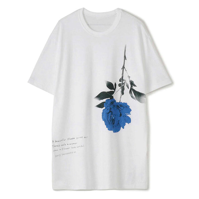 Tricolor Rose Classic Quotes T-Shirt Short Sleeve