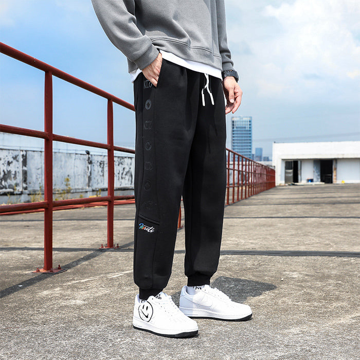 Fleece Men's Sweatpants Fashion Plus Size Sports