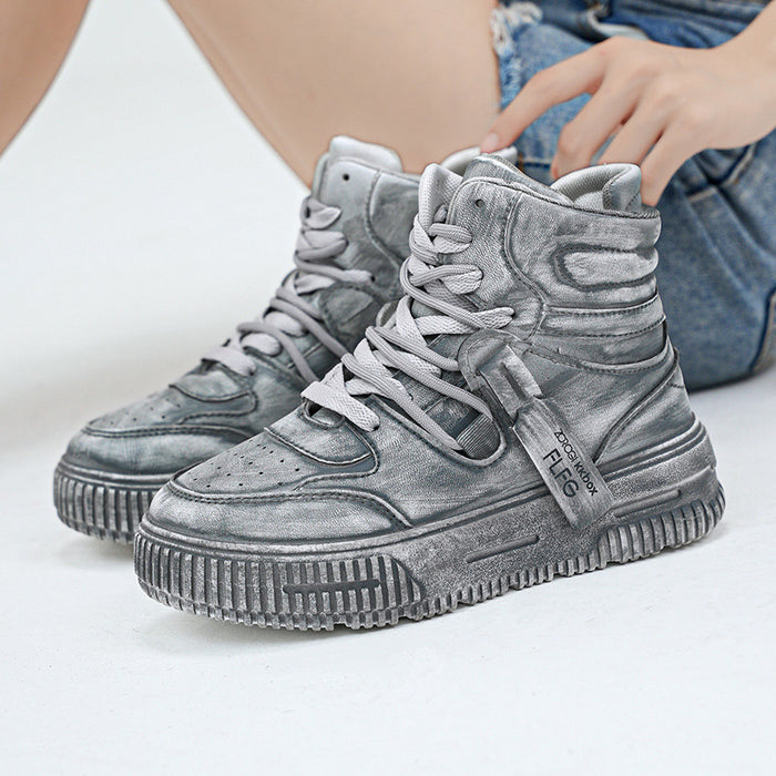 Fashion High-top Unisex Thick-soled Platform Sneakers